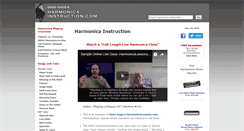 Desktop Screenshot of harmonicainstruction.com